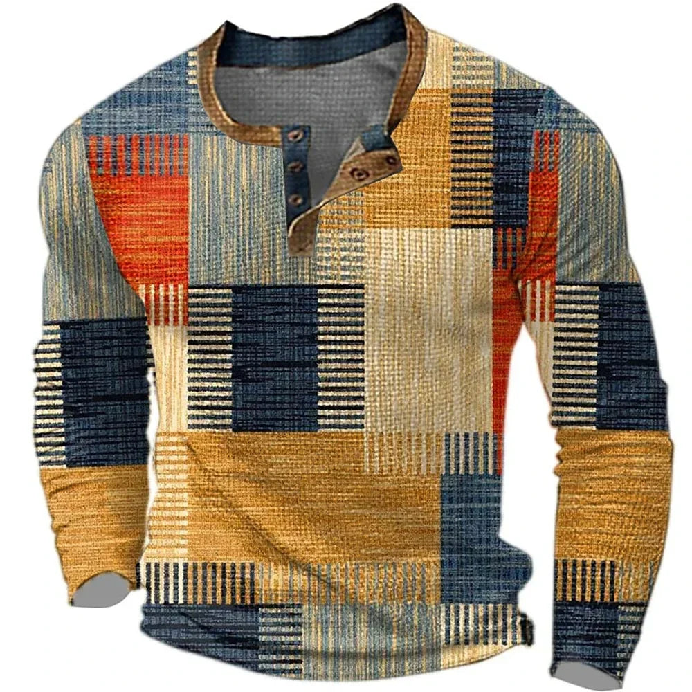 Darío | Camiseta de manga larga colorida