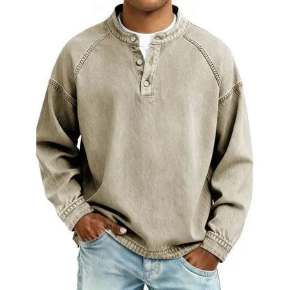 Diego | Camisa Henley vintage