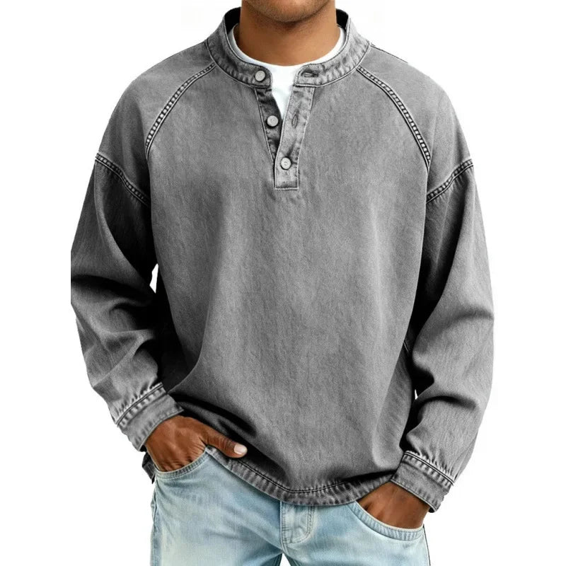 Diego | Camisa Henley vintage