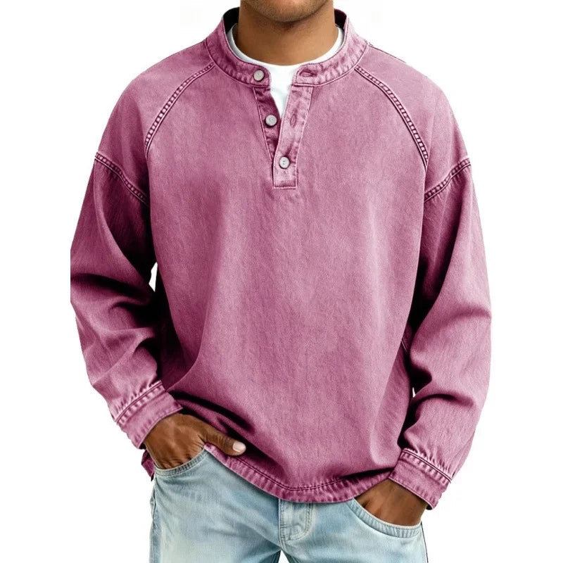 Diego | Camisa Henley vintage