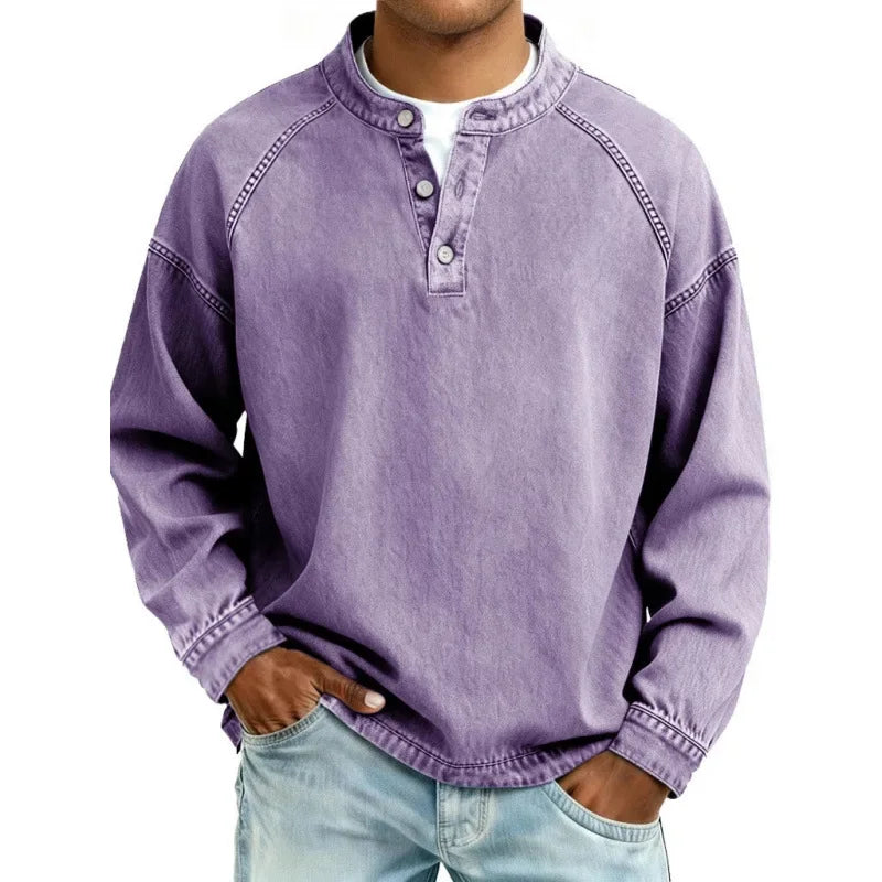 Diego | Camisa Henley vintage