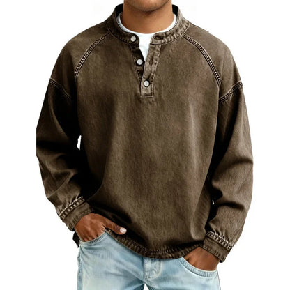 Diego | Camisa Henley vintage