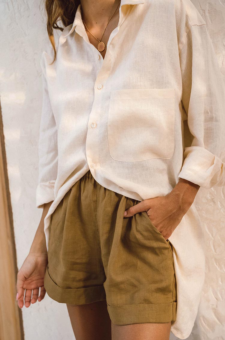 Alina | Shirt Dress de verano - Coconut