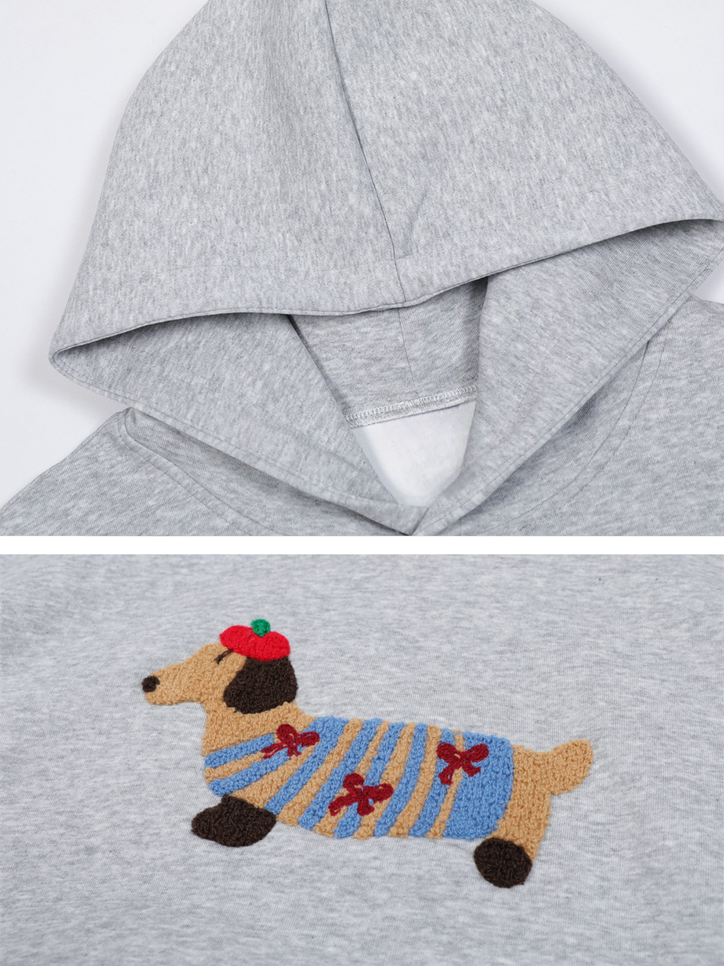 Nancy | Sudadera con capucha Cozy Pup con bordado de cachorro