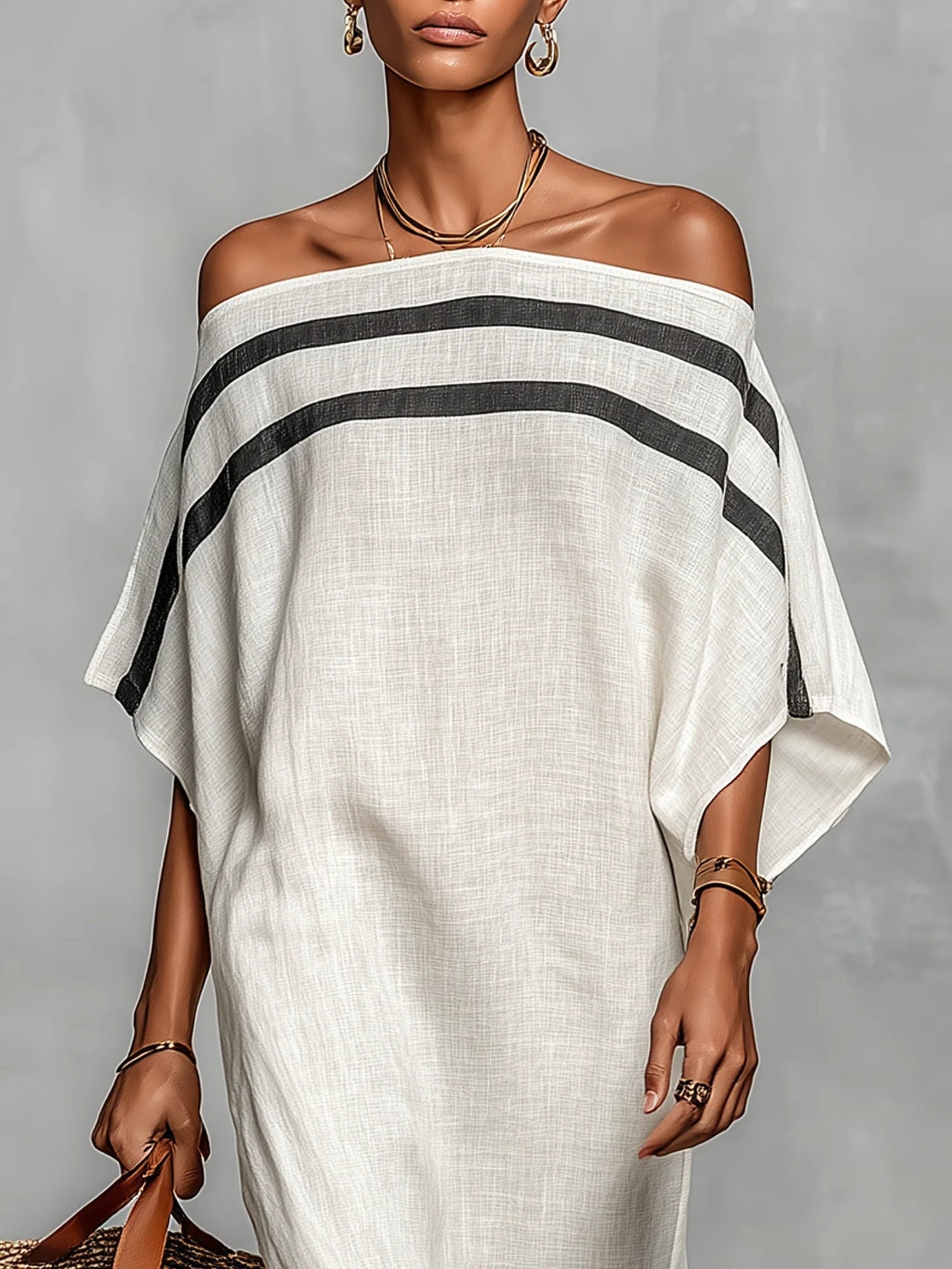 Marta | Vestido maxi de hombros descubiertos