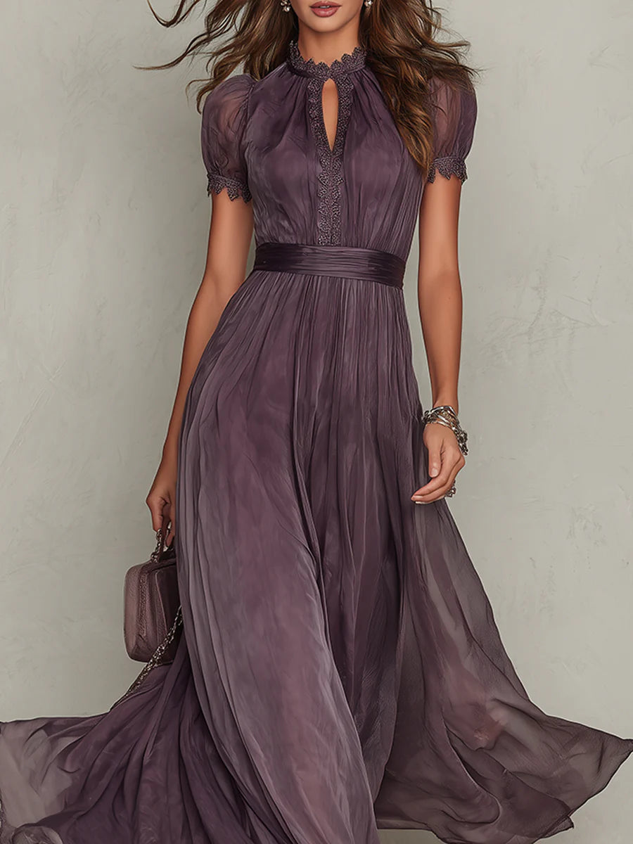 Ashley | Vestido Maxi Plisado Elegante