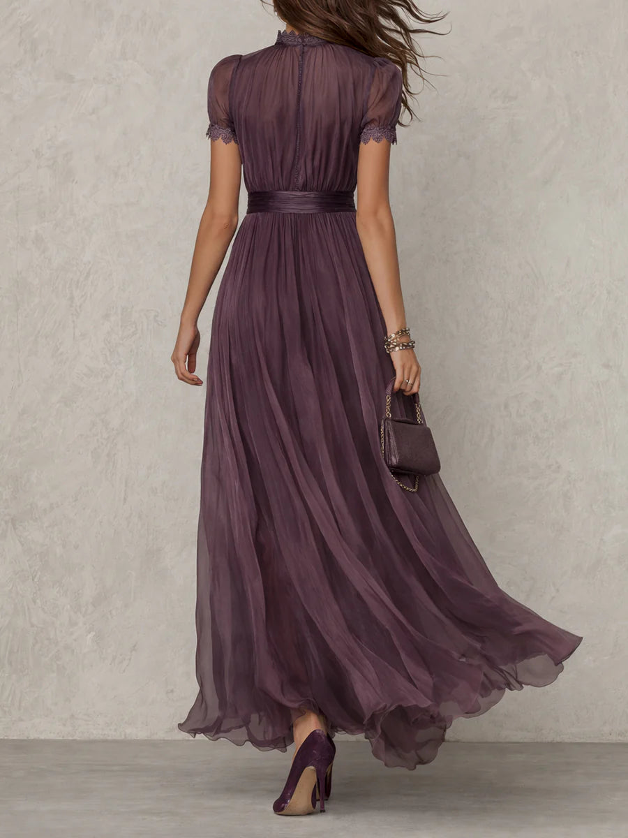 Ashley | Vestido Maxi Plisado Elegante