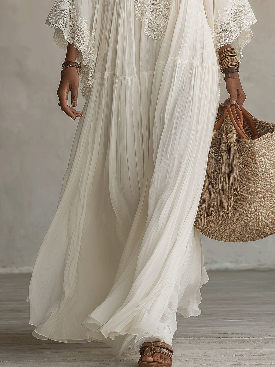 Carla | Vestido Elegante con mangas de murciélago