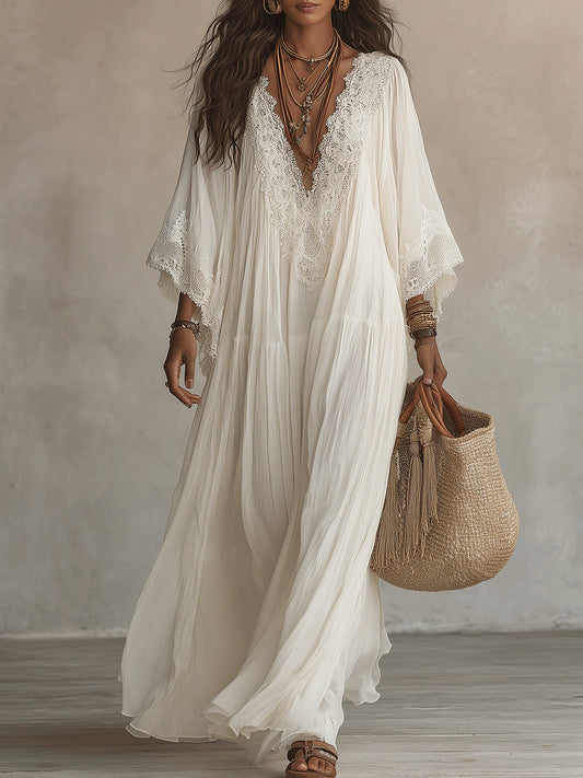 Carla | Vestido Elegante con mangas de murciélago