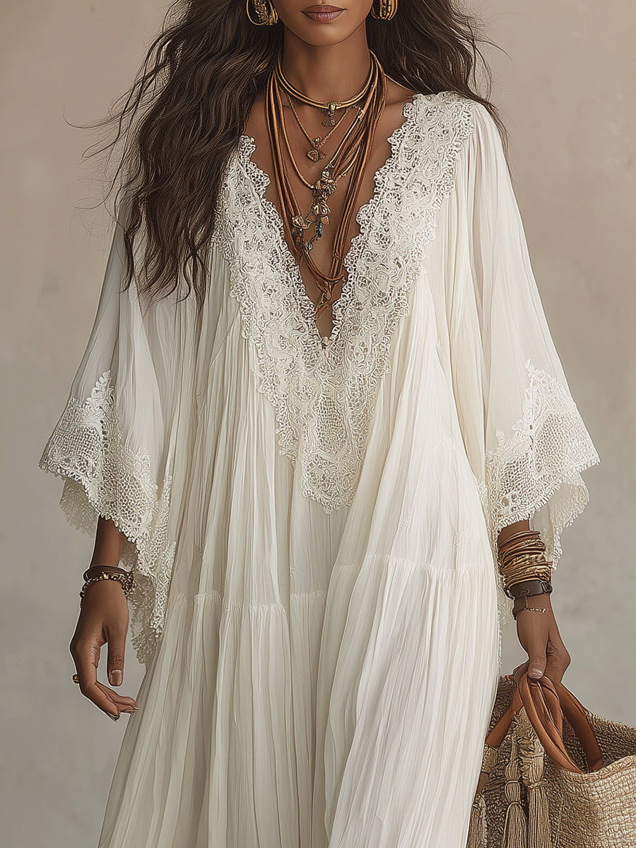 Carla | Vestido Elegante con mangas de murciélago