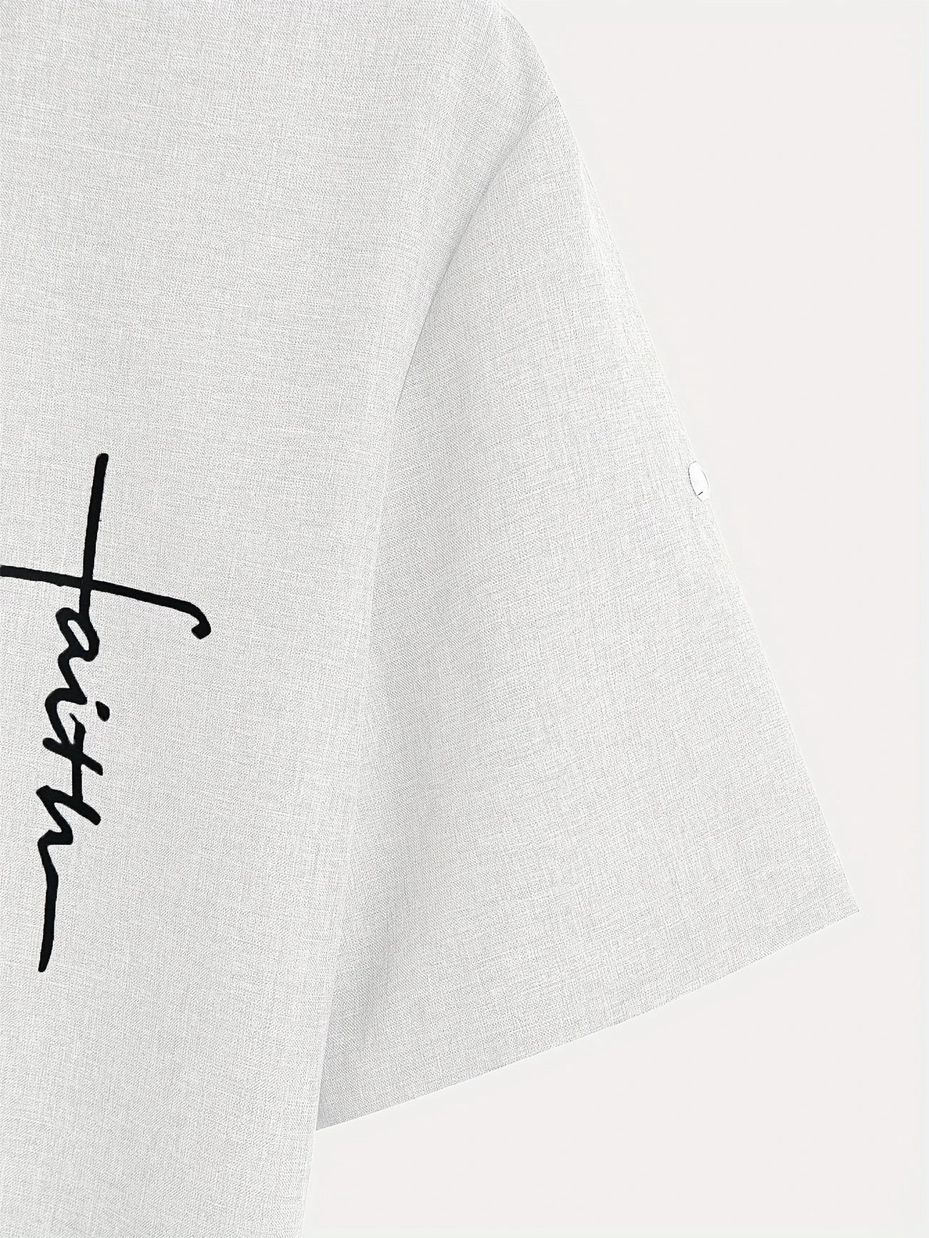 Jesús | Camisa Elegante Cuello Mao