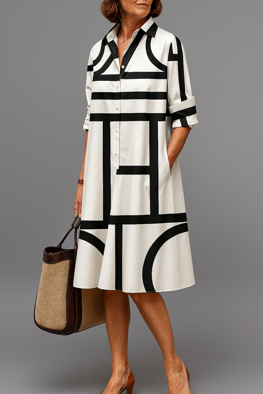 Anita | Vestido midi elegante asimétrico