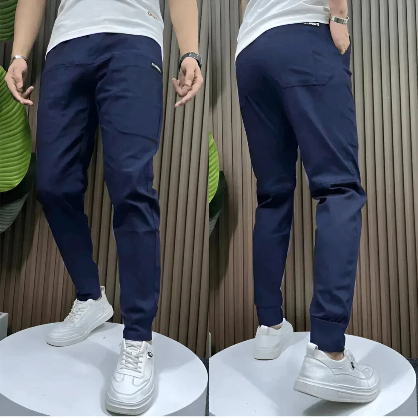 Eduardo | Pantalón cargo elástico premium para hombre