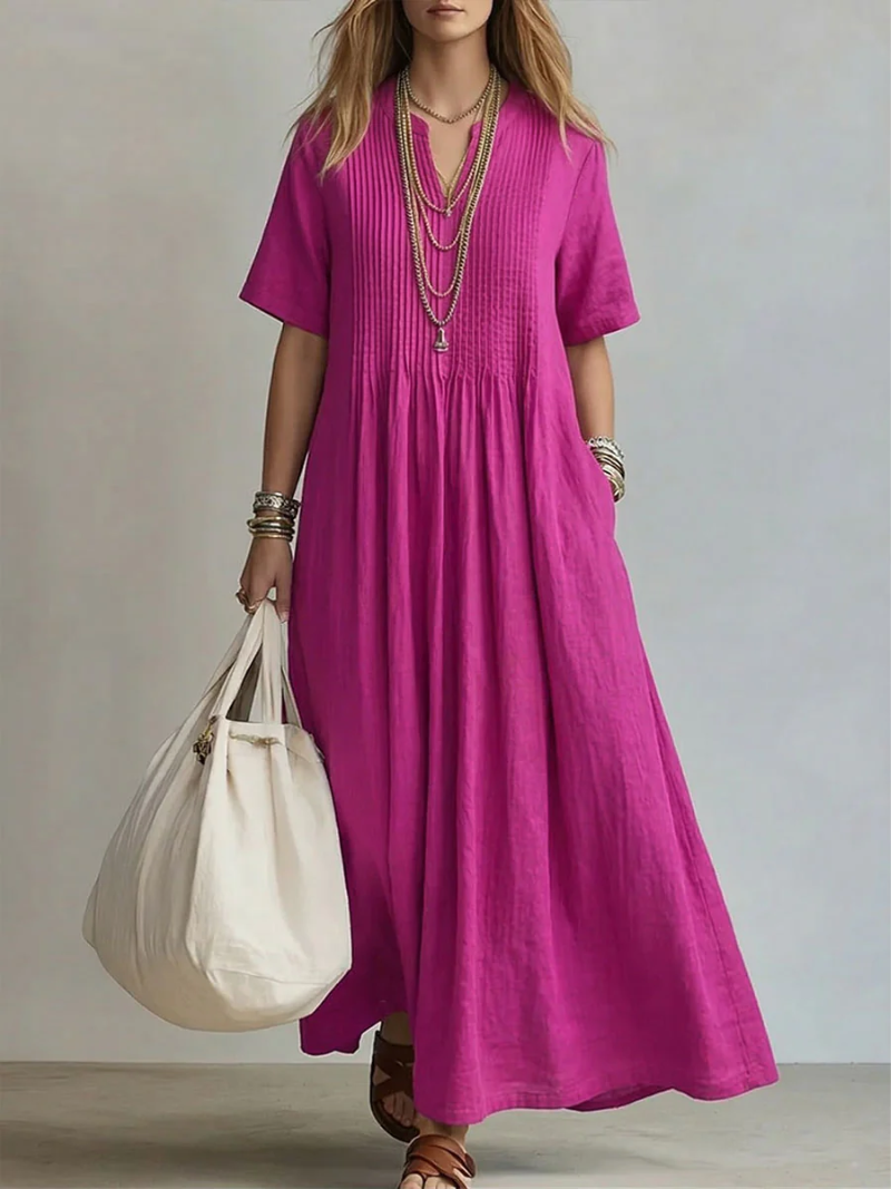 Rosario | Vestido Plisado Elegante