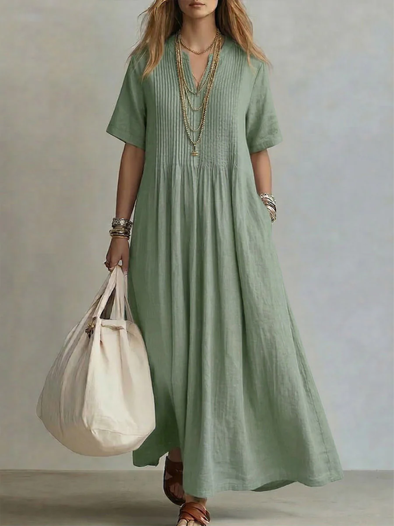Rosario | Vestido Plisado Elegante