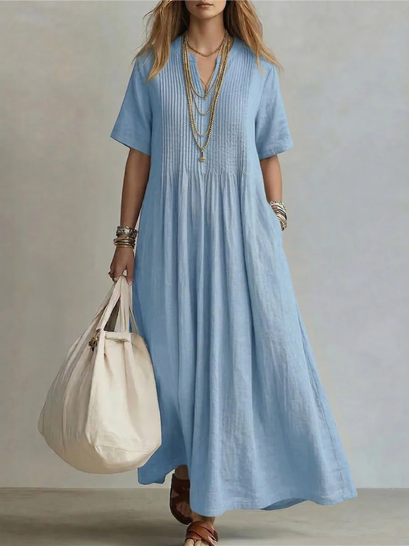 Rosario | Vestido Plisado Elegante