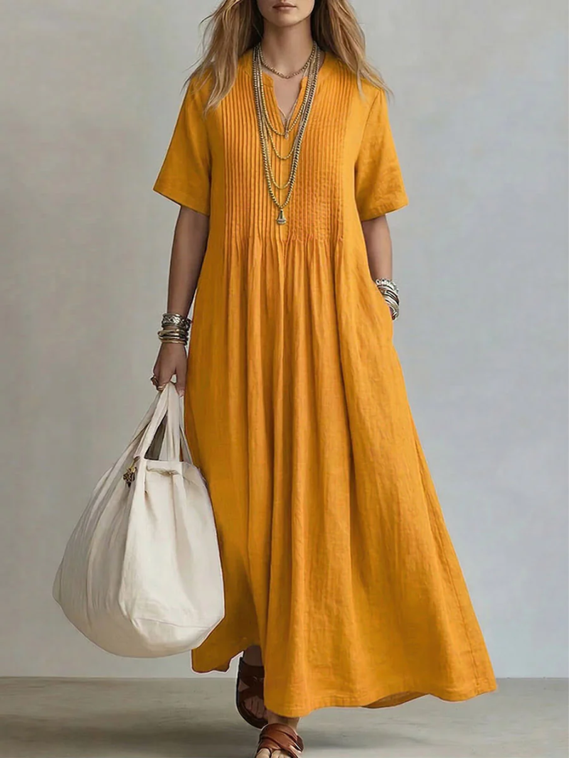 Rosario | Vestido Plisado Elegante