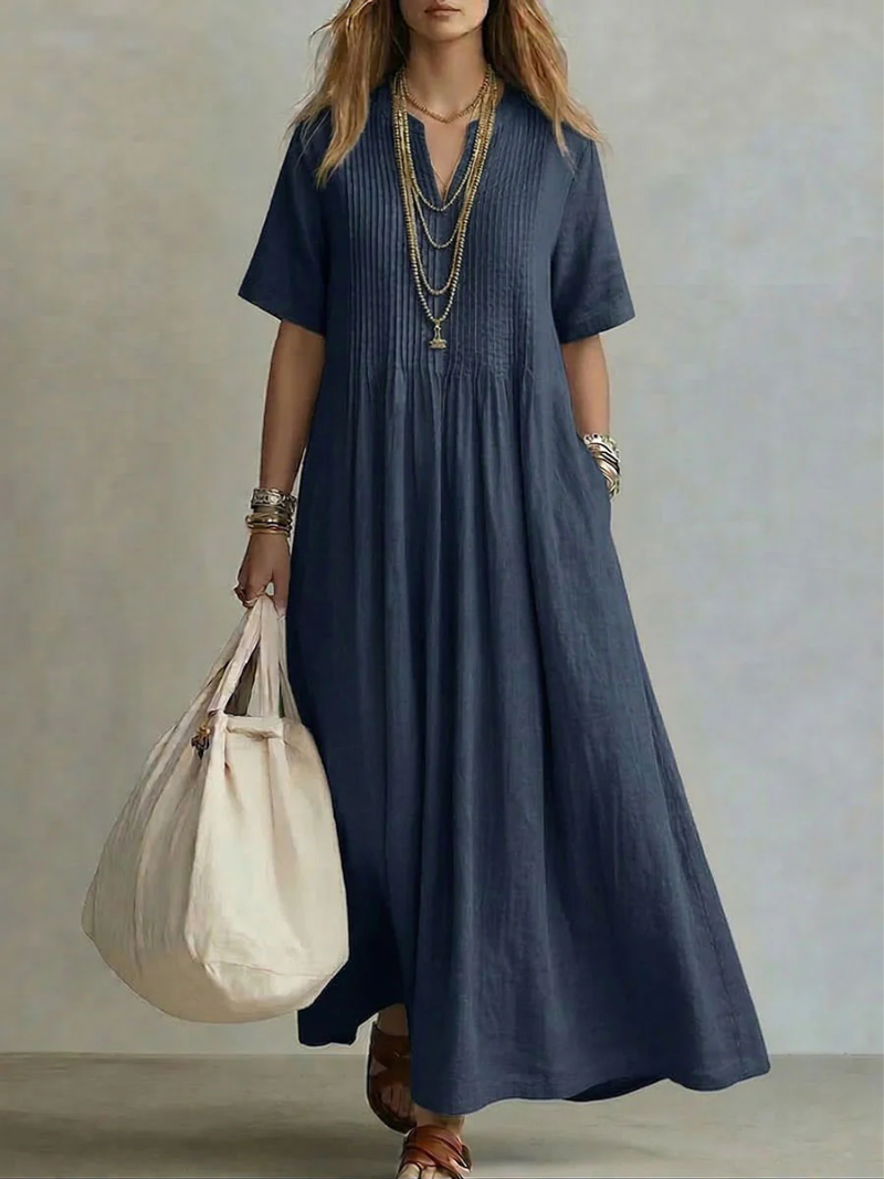 Rosario | Vestido Plisado Elegante