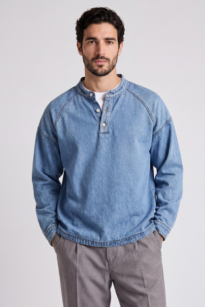 Diego | Camisa Henley vintage