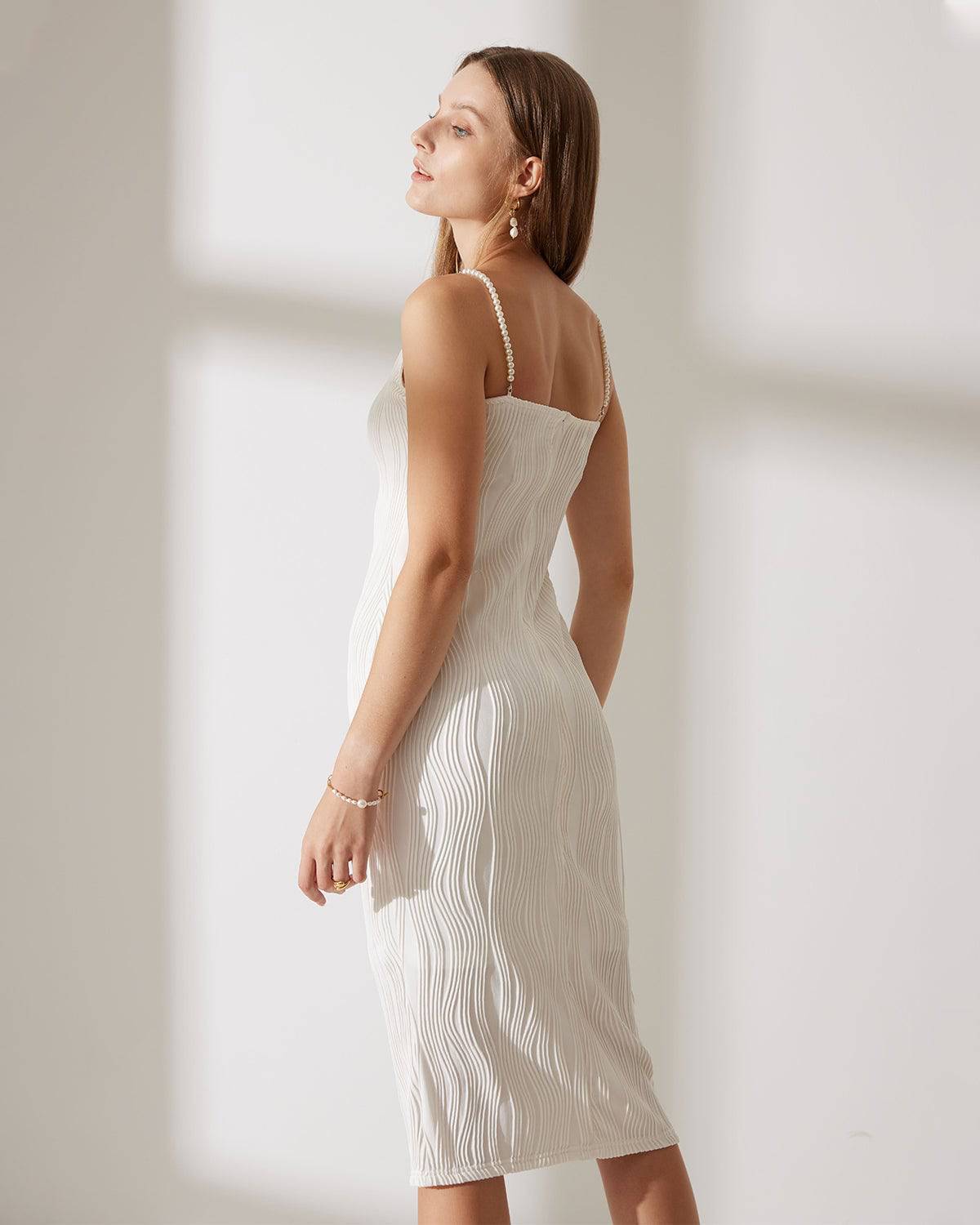 Rocio | Vestido Cami Texturizado Efecto Onda