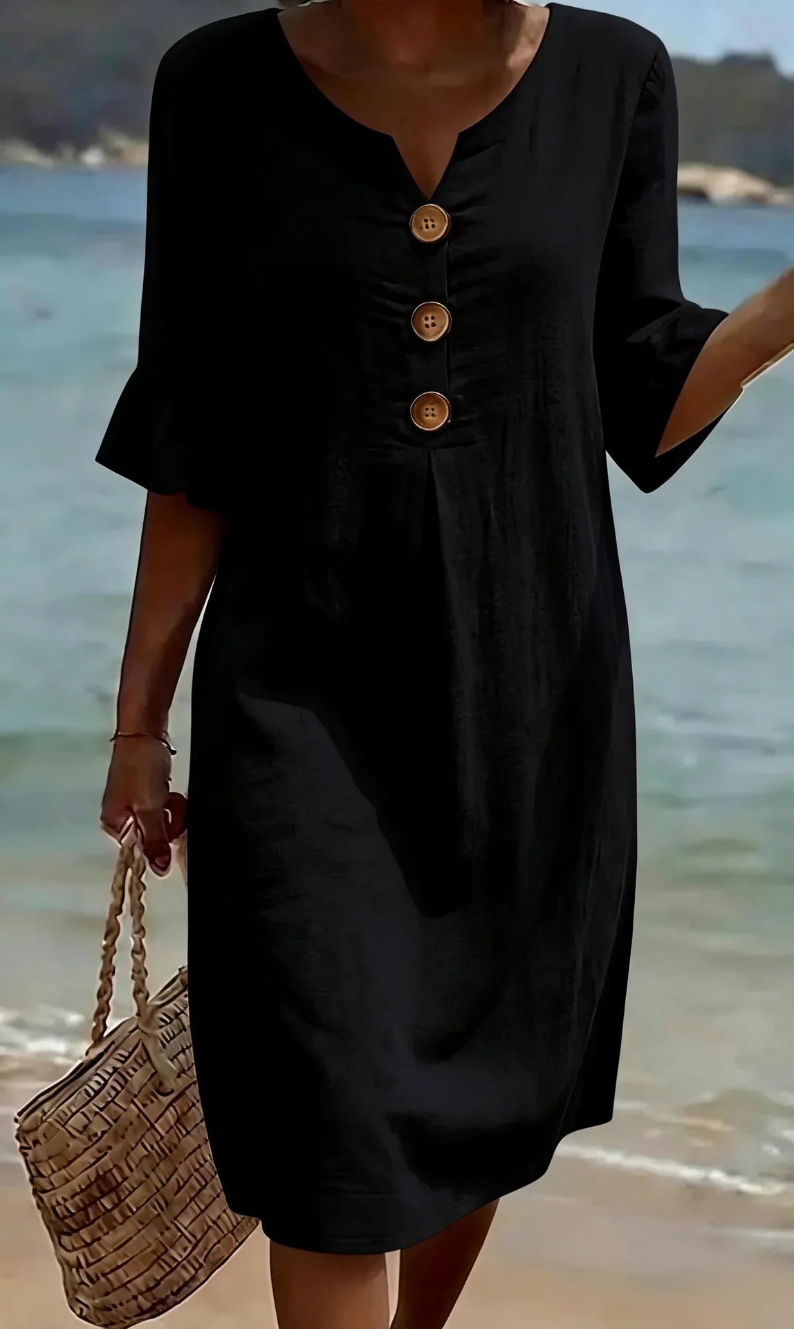 Clara | Vestido Ligero con Manga Abullonada