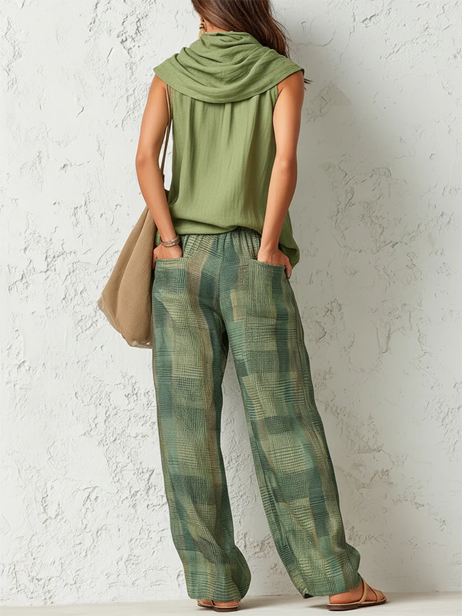 Adriana | Conjunto Elegante de Pantalón Ancho