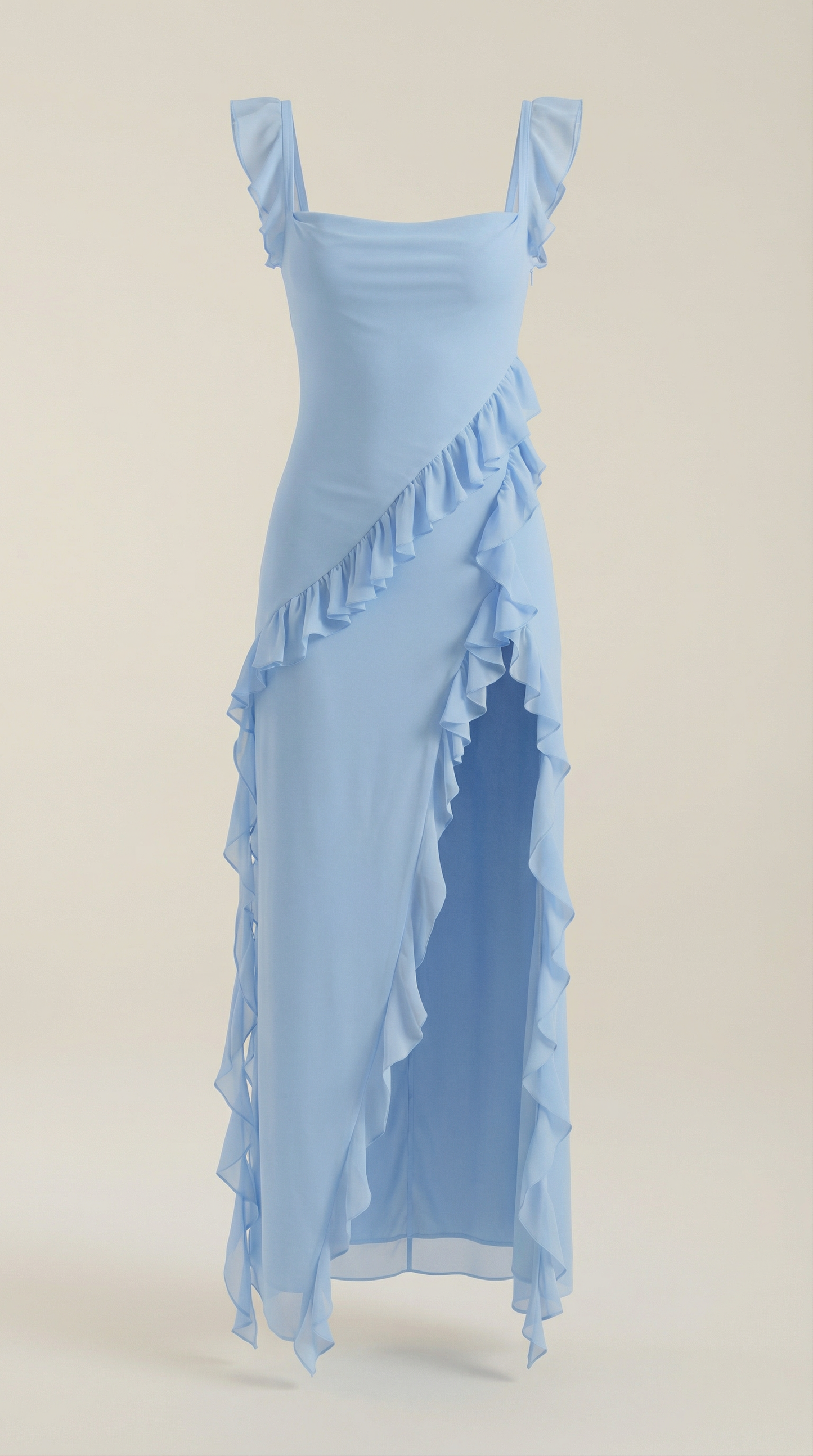 Mila | Vestido Maxi con Volantes