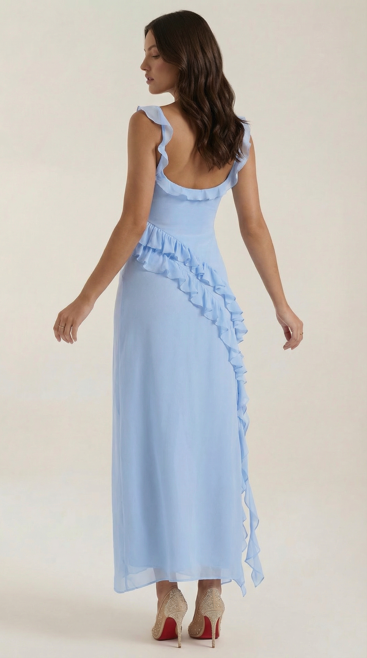 Mila | Vestido Maxi con Volantes