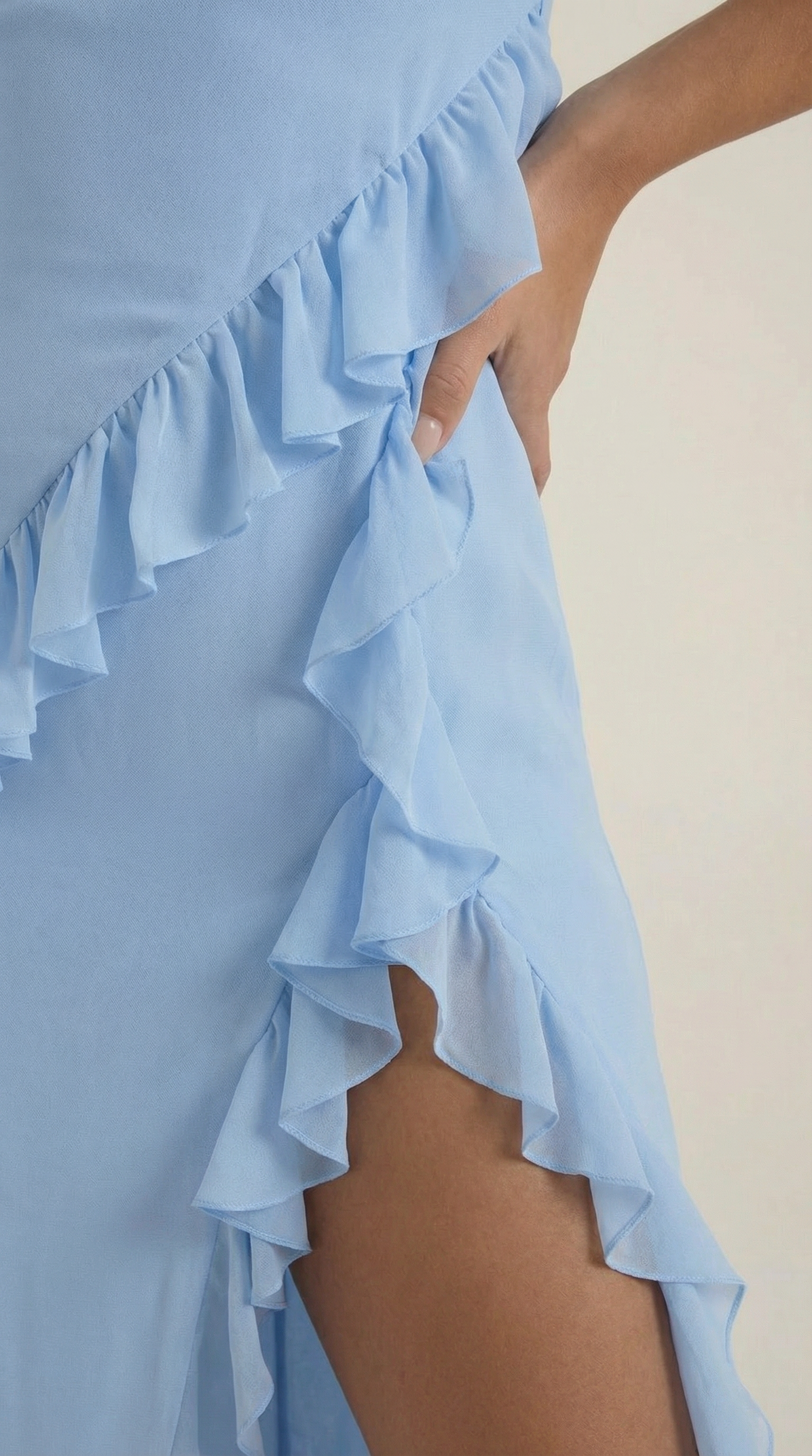 Mila | Vestido Maxi con Volantes