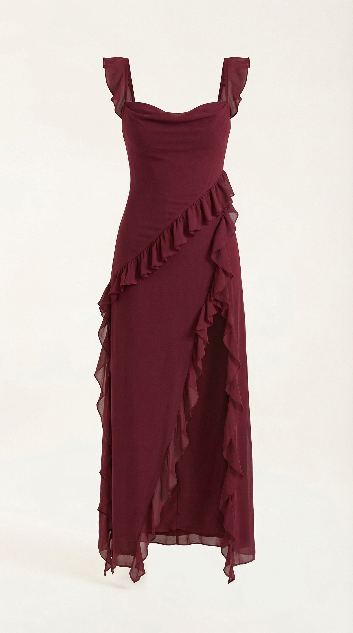 Mila | Vestido Maxi con Volantes