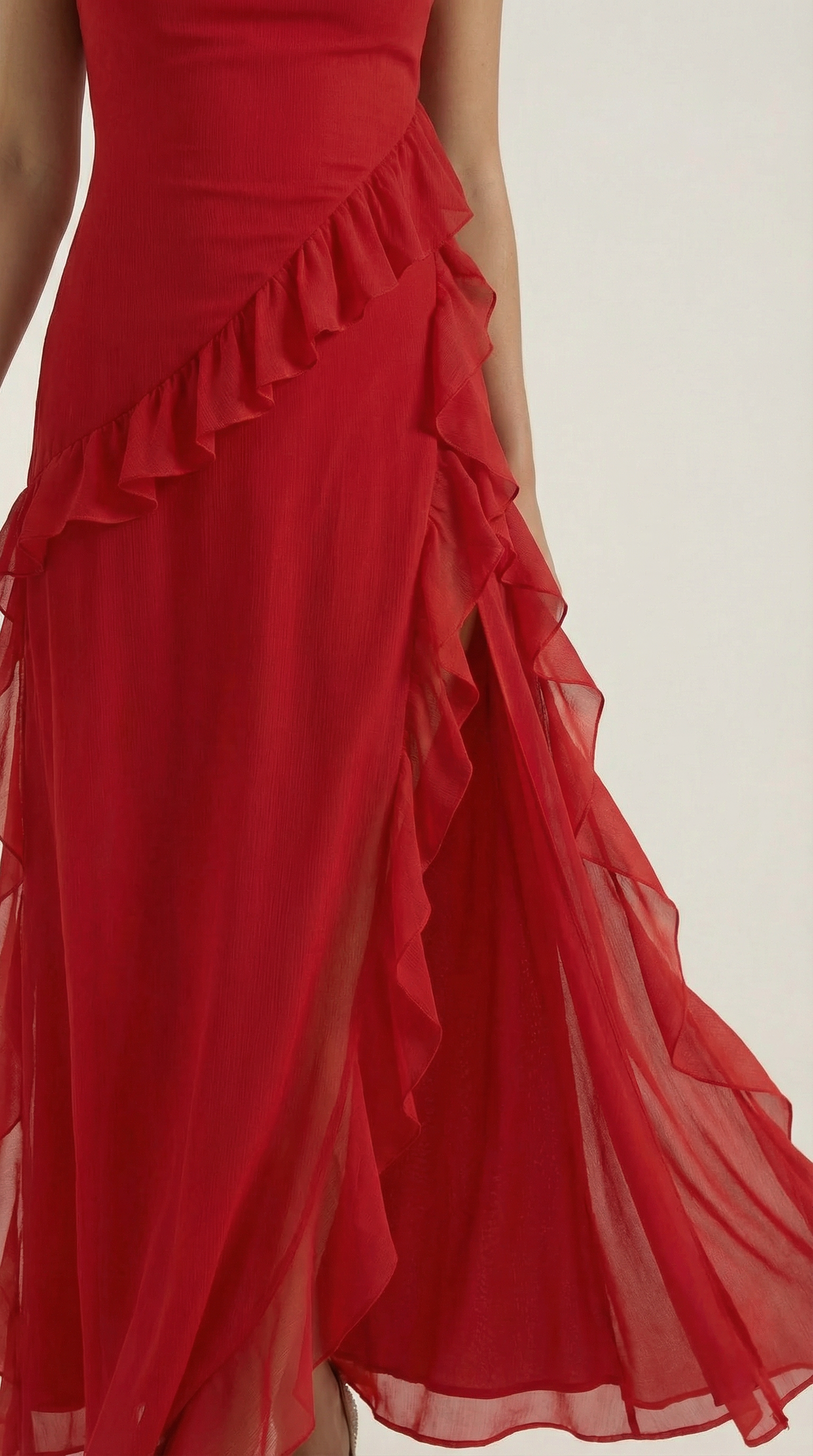 Mila | Vestido Maxi con Volantes
