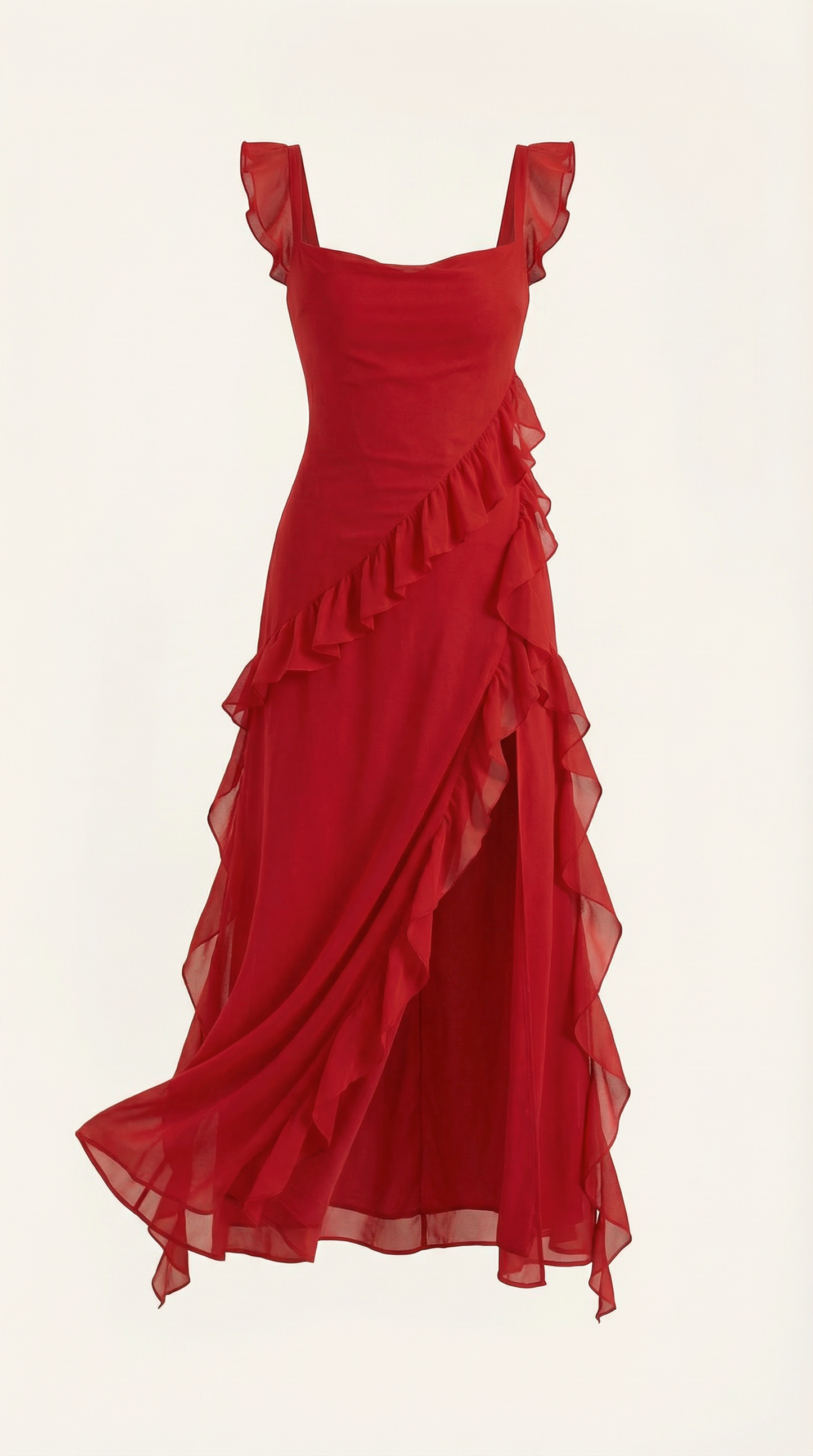 Mila | Vestido Maxi con Volantes