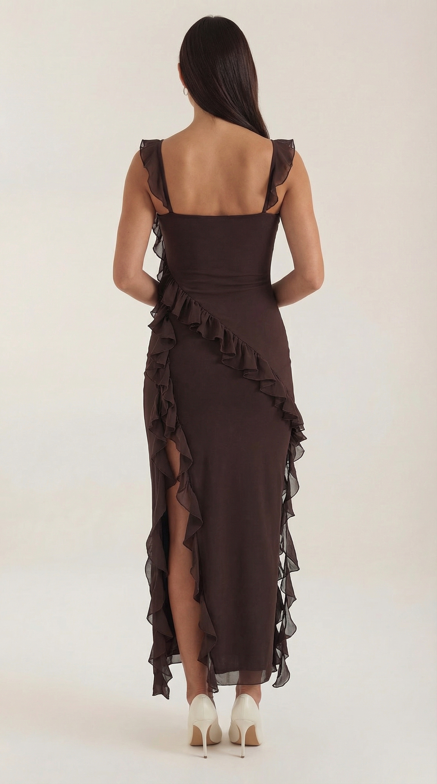Mila | Vestido Maxi con Volantes