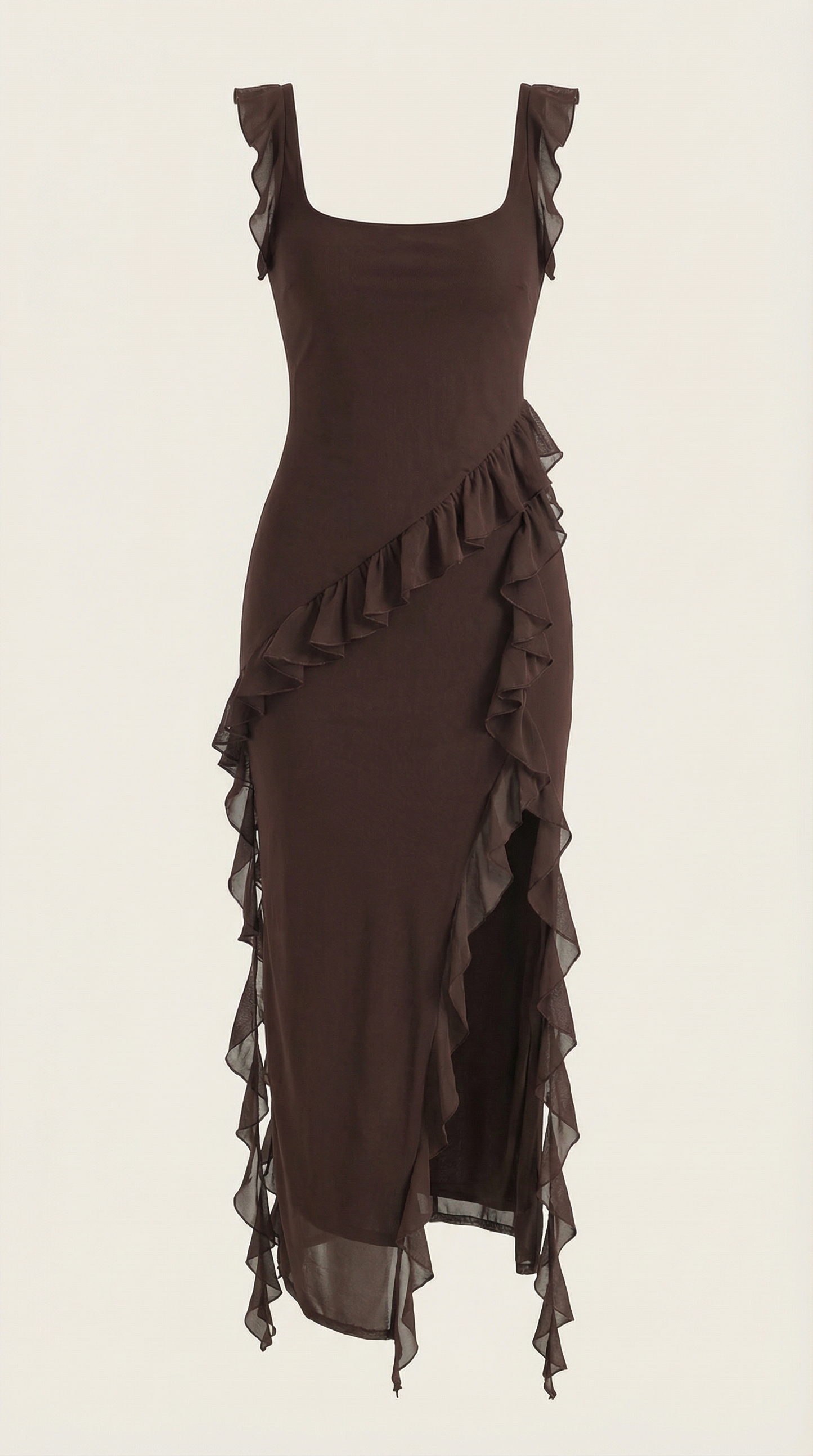 Mila | Vestido Maxi con Volantes