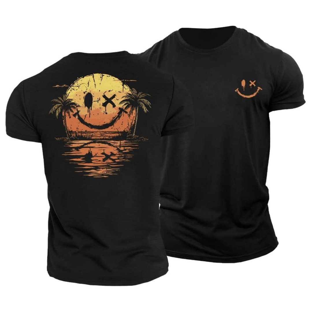 Juan | Camiseta Smiley Tropical