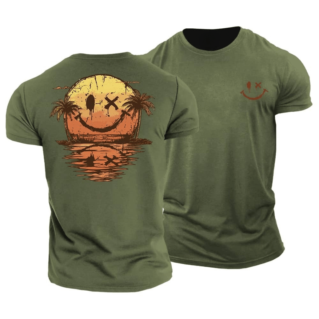 Juan | Camiseta Smiley Tropical