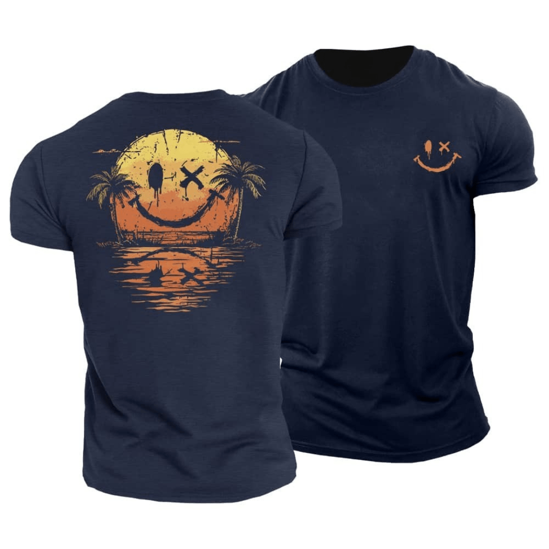Juan | Camiseta Smiley Tropical