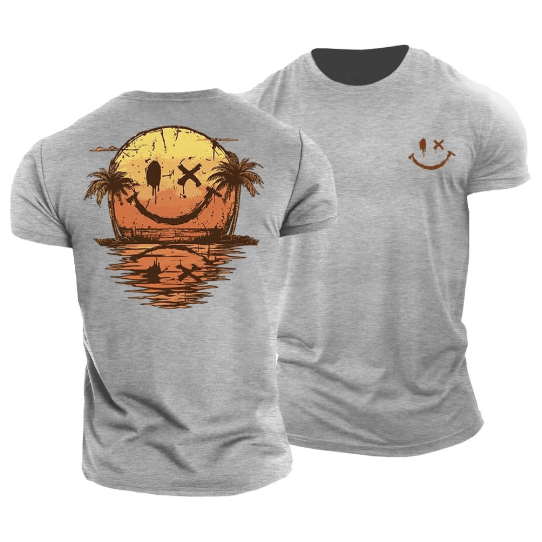 Juan | Camiseta Smiley Tropical
