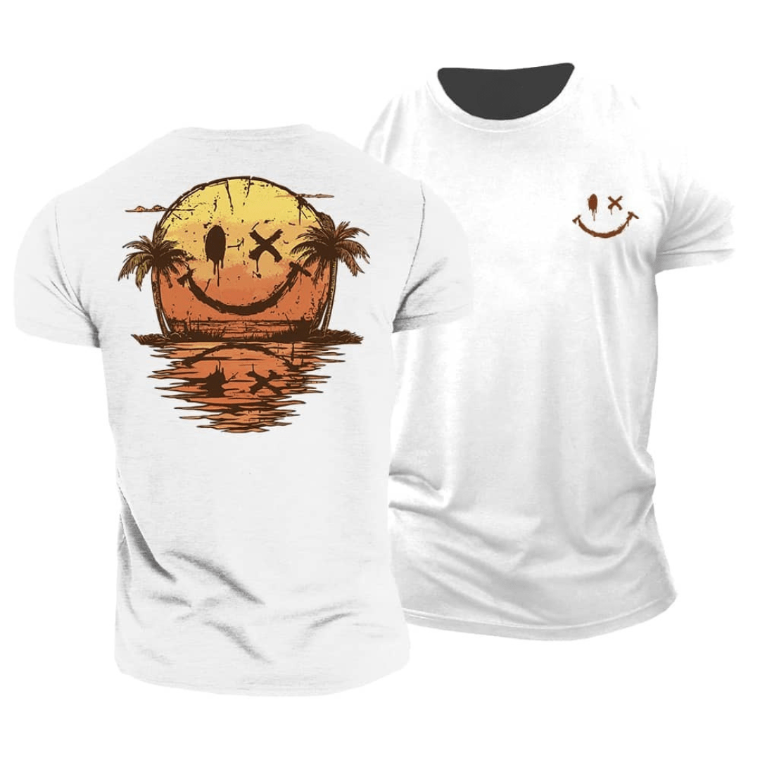 Juan | Camiseta Smiley Tropical