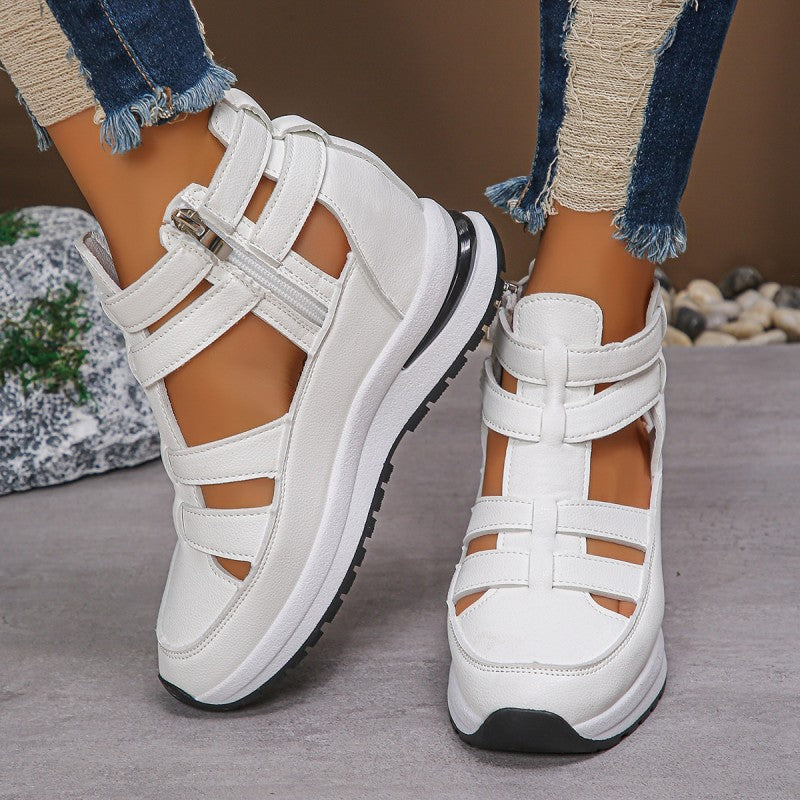 Miriam | Sandalias Ligeras con Cremallera Lateral