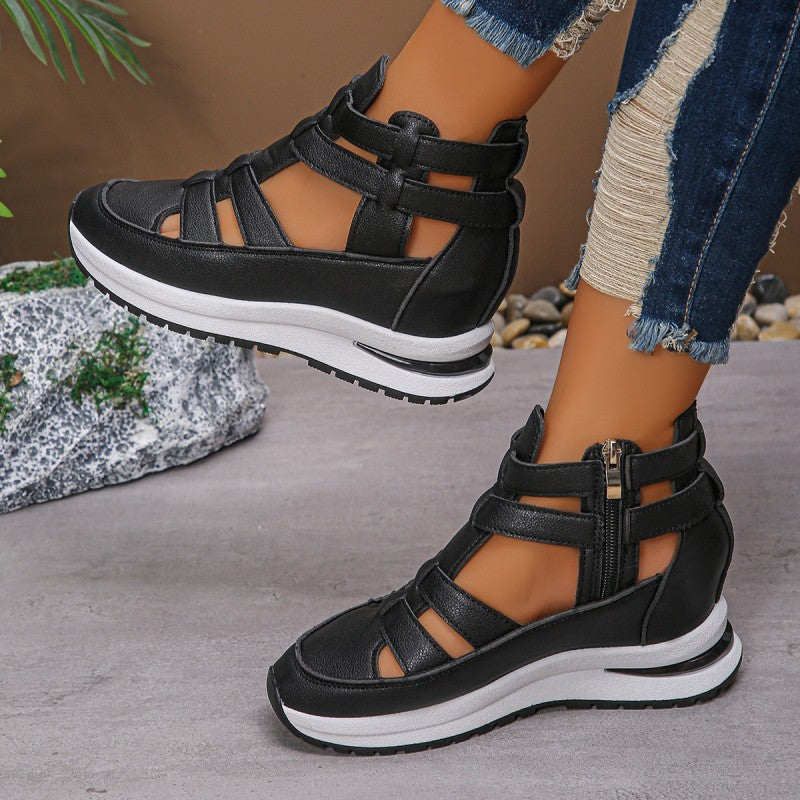 Miriam | Sandalias Ligeras con Cremallera Lateral