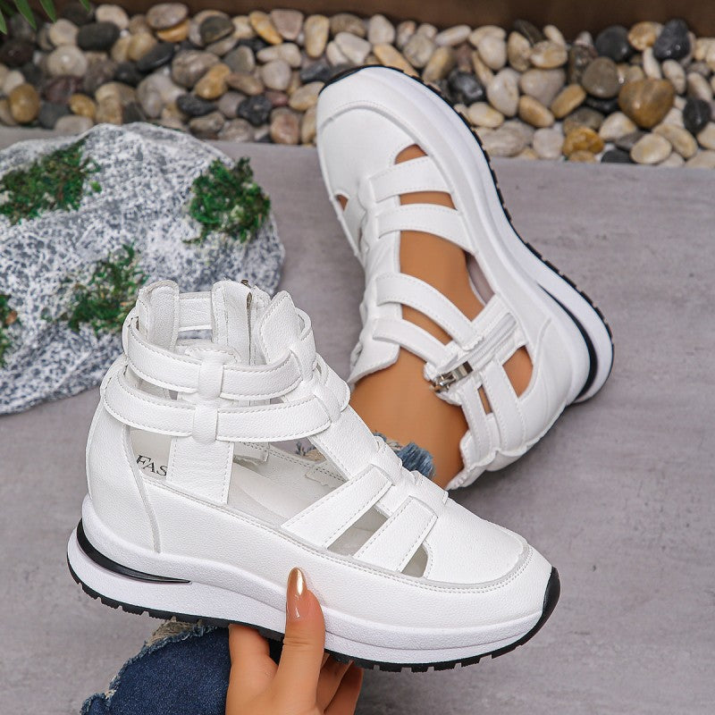 Miriam | Sandalias Ligeras con Cremallera Lateral