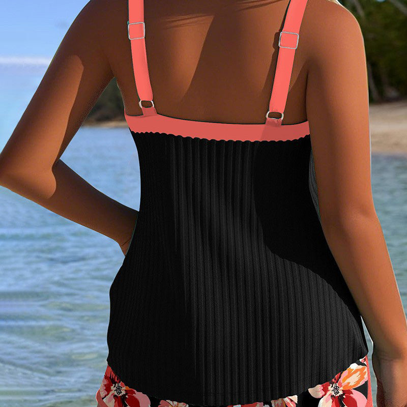 Elena | Traje de Baño Boho con Short de Playa