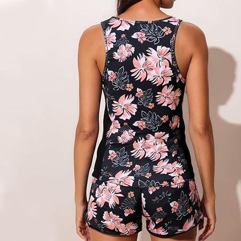 Silvia | Tankini con Short Estampado