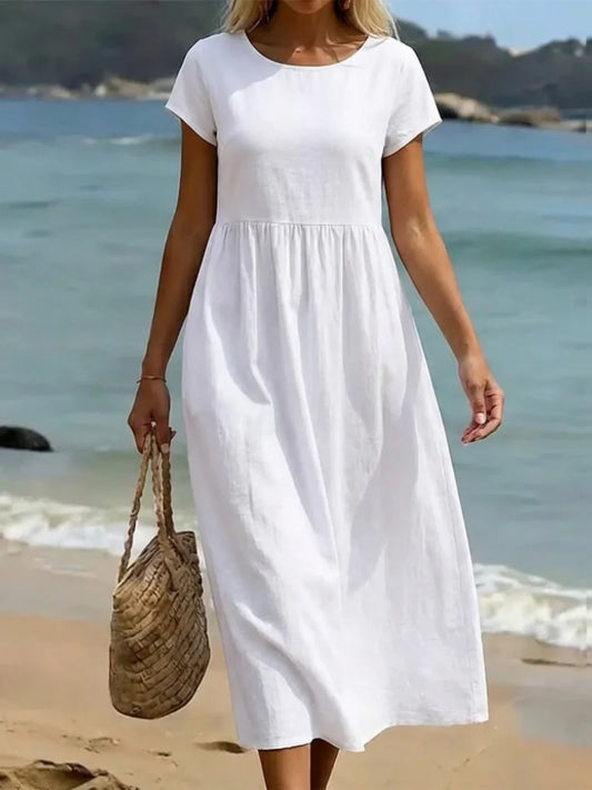 Gabriela | Vestido midi fluido atemporal